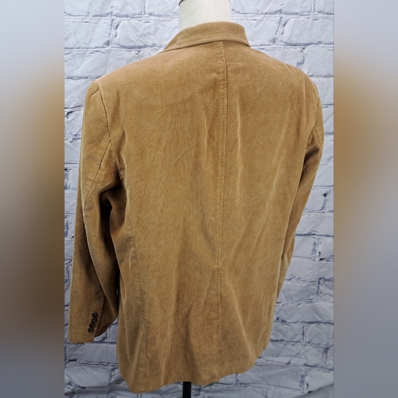 Eddie Bauer Men's Corduroy Jacket Blazer Golden Country Large Fits like XL 46R - Picture 8 of 16